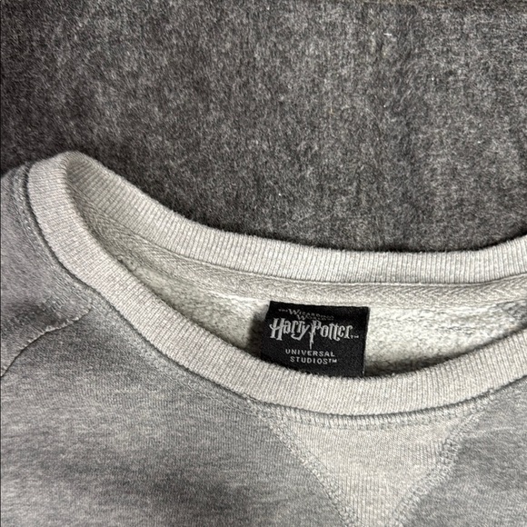 Warner Bros. Gray Crewneck Sweater with Ravenclaw Emblem - Picture 2 of 4